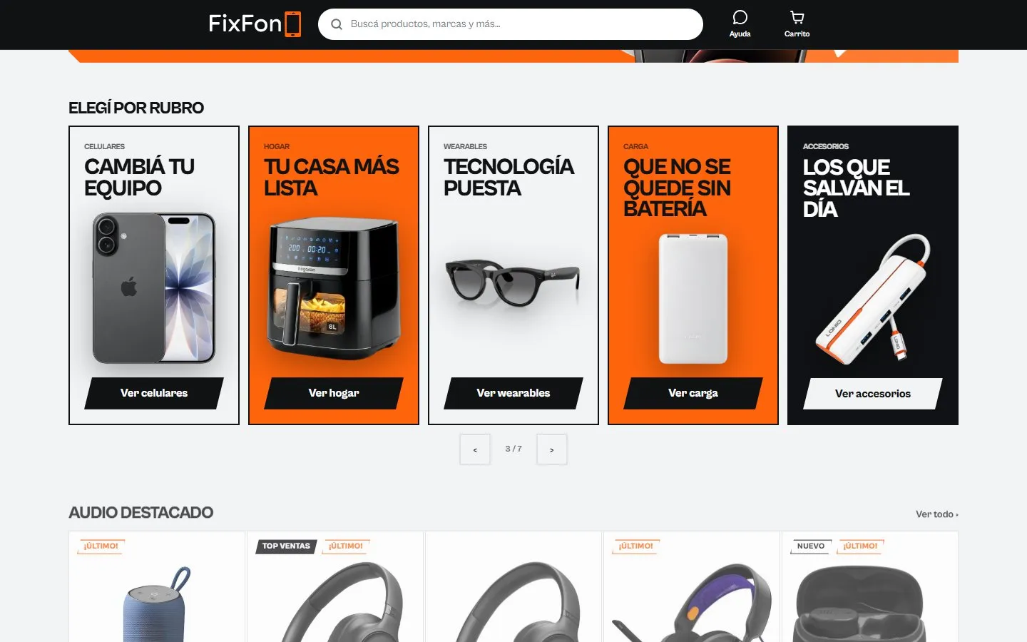 FixFon: Elegí por rubro