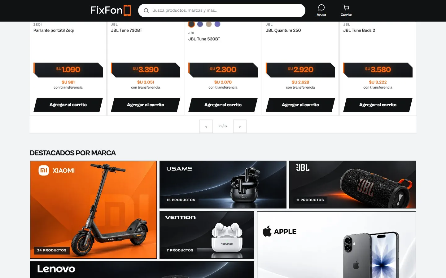 FixFon: Destacados por marca